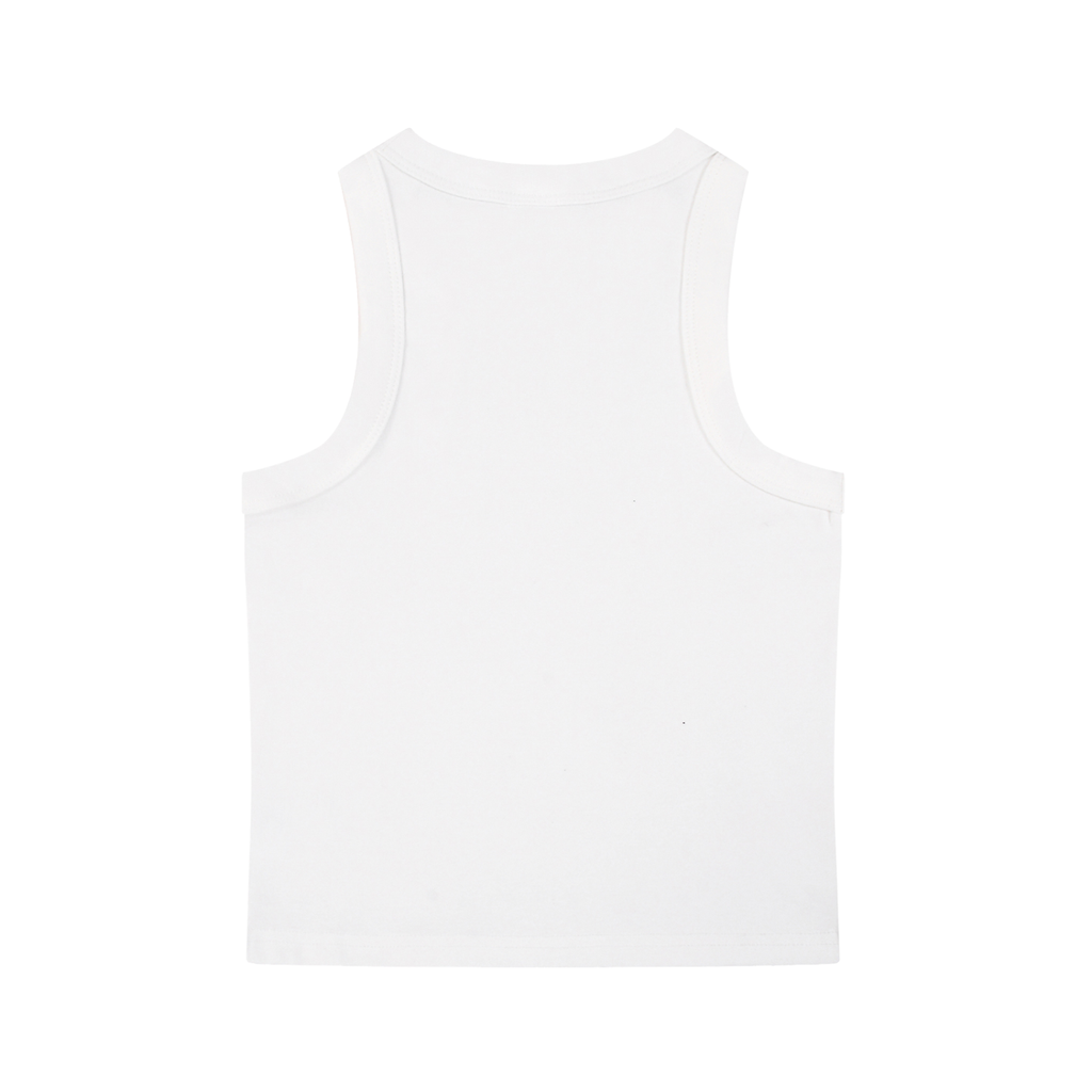 Vintage Snow Washed Tank Top for Women – Streetwear Crop Top