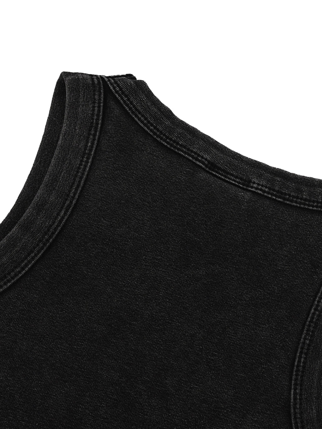 Vintage Snow Washed Tank Top for Women – Streetwear Crop Top