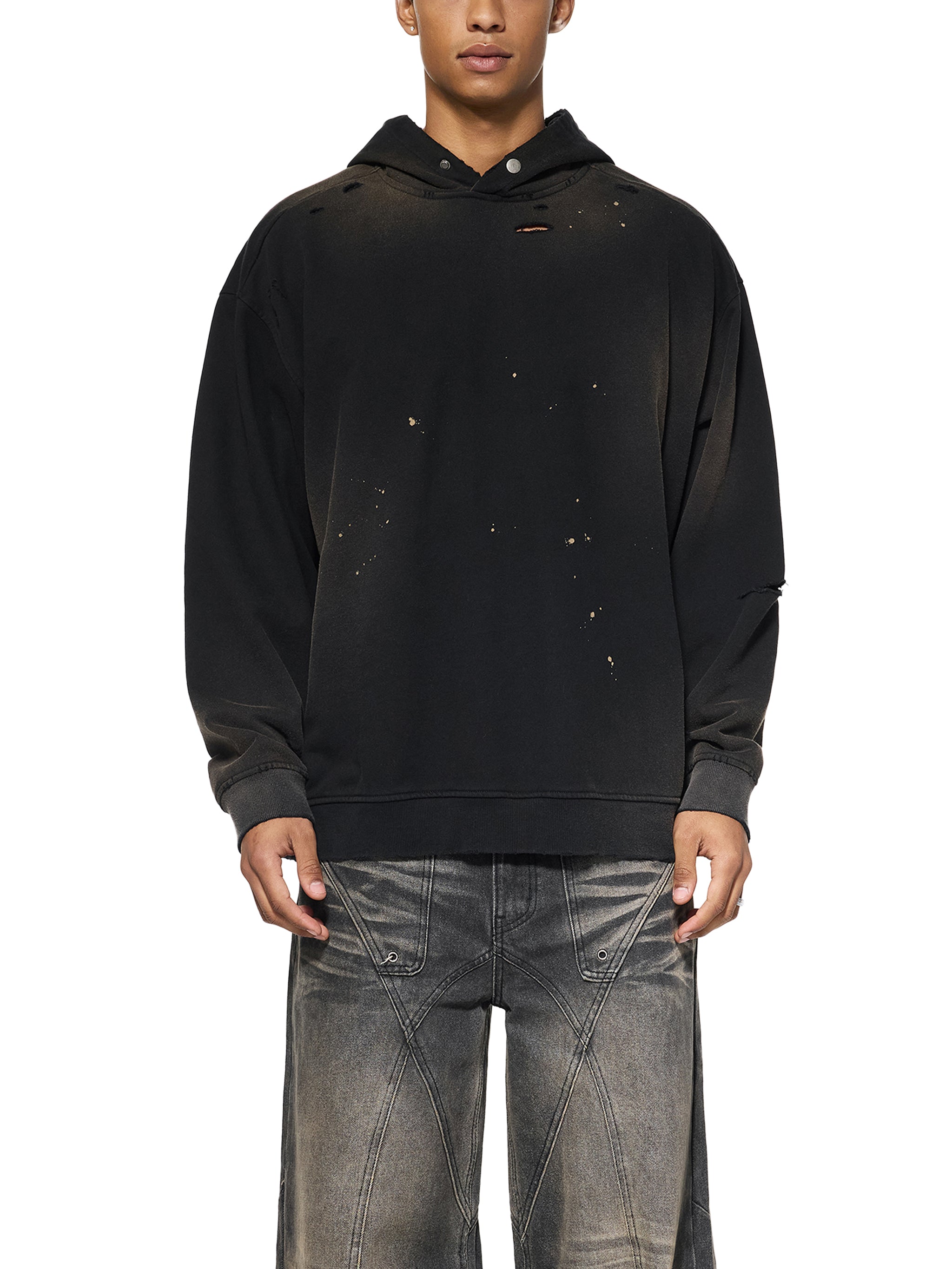 Heavyweight Oversized Distressed Hoodie (Unisex)